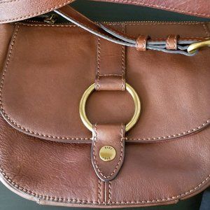 Frye Equestrian Crossbody Leather Bag